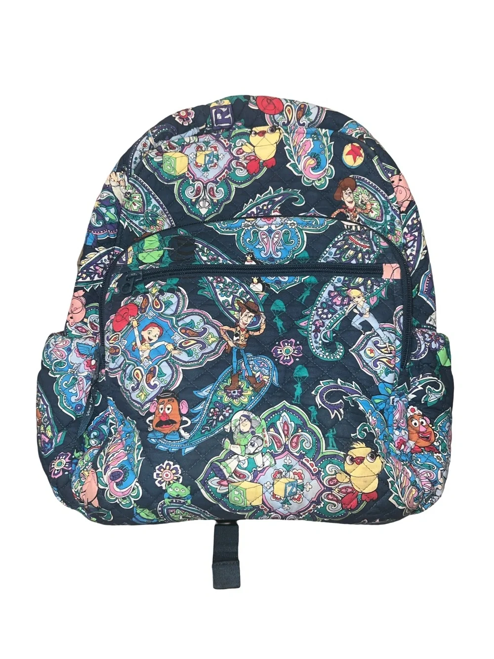 Vera Bradley Disney Pixar Toy Story Campus Backpack Andy's Room Large + read